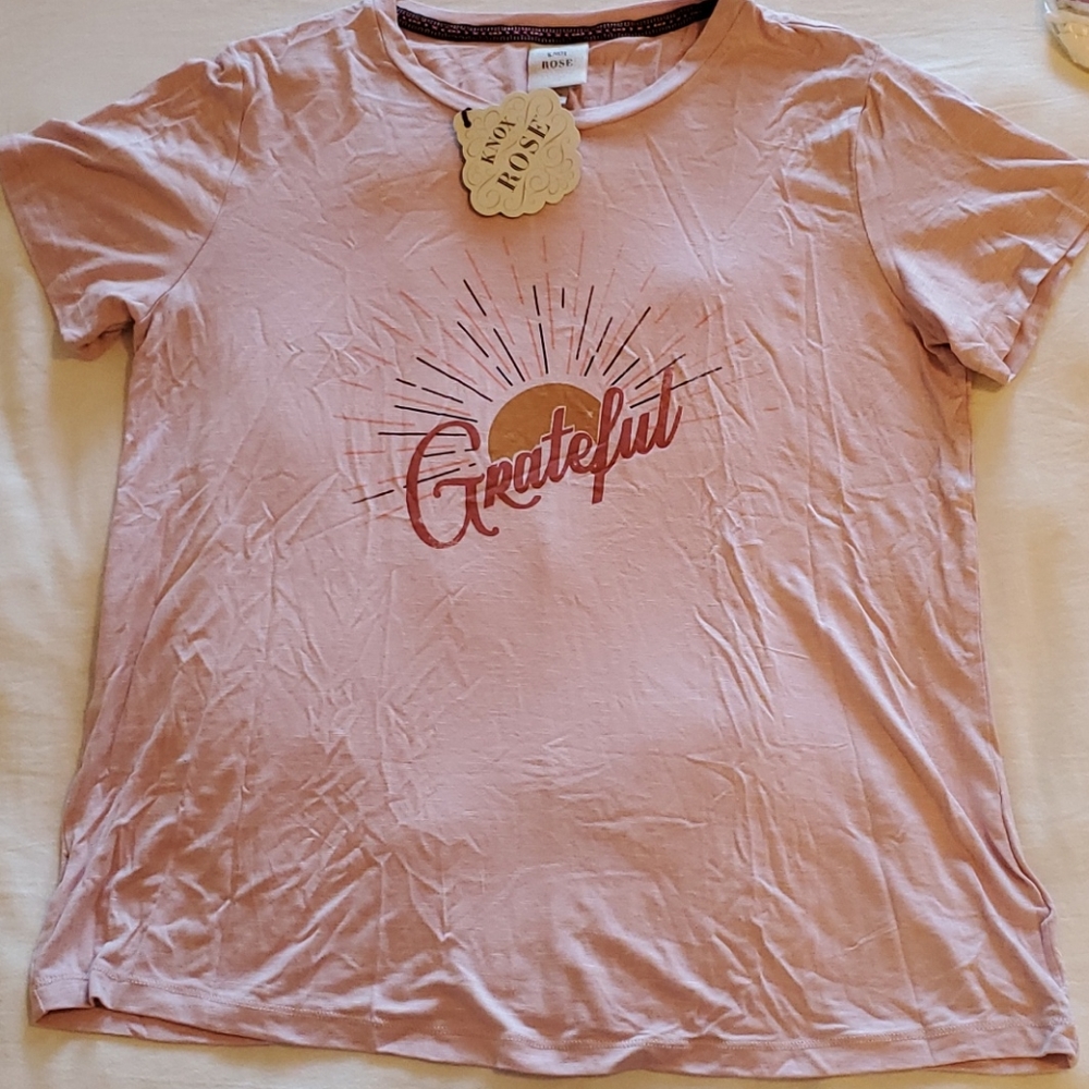 Knox Rose Target pink Grateful tee